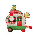 Celebrations 7.5 ft. Holiday Camper w/ Santa Inflatable MY-22C757